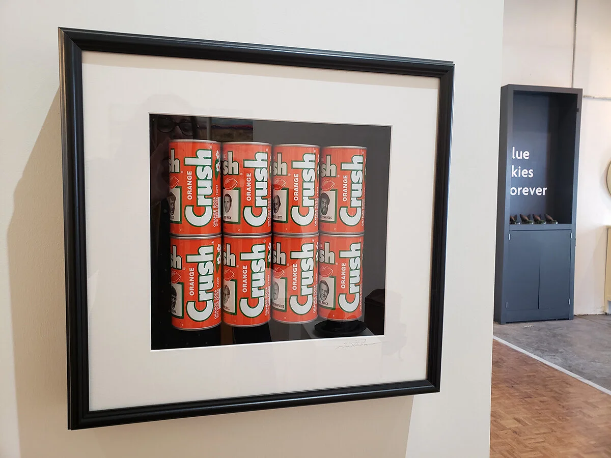 Orange Crush, Mixed Media in Deep Frame