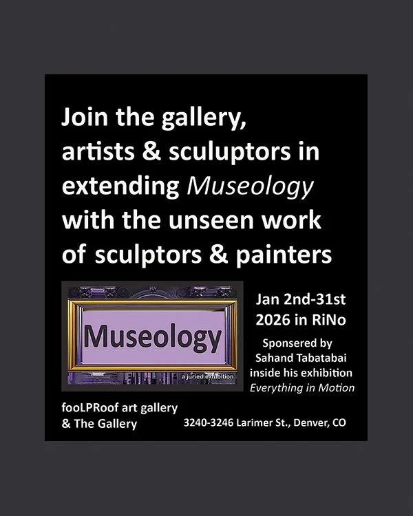Museology  extended - unseen works from call for entry applicants Reception January 2nd 6-9pm