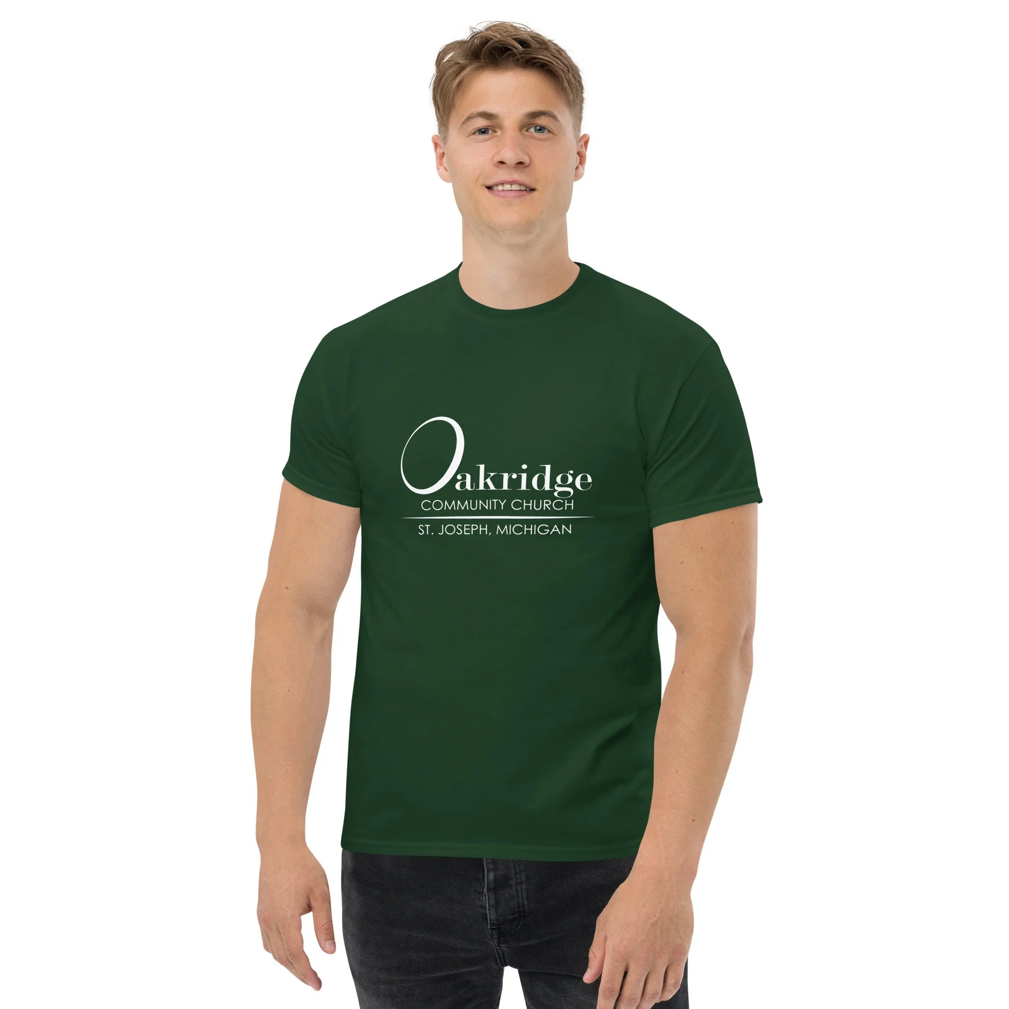 unisex-classic-tee-forest-green-front-68c0423c6878c.jpg