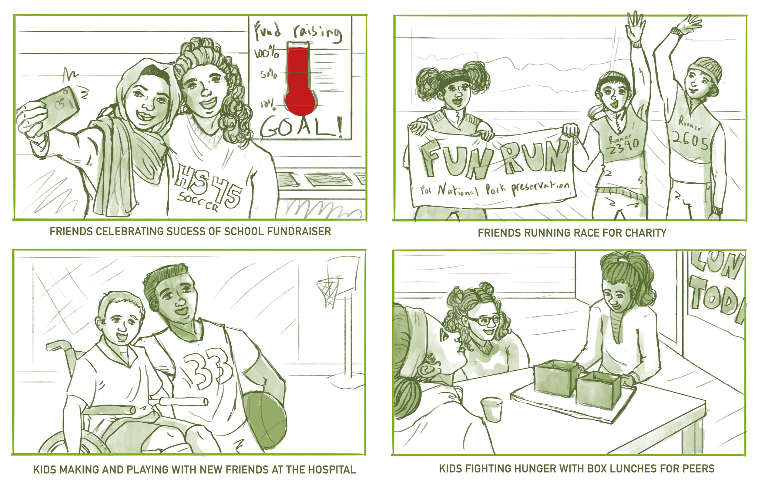 Concept boards for Halo Movement photography