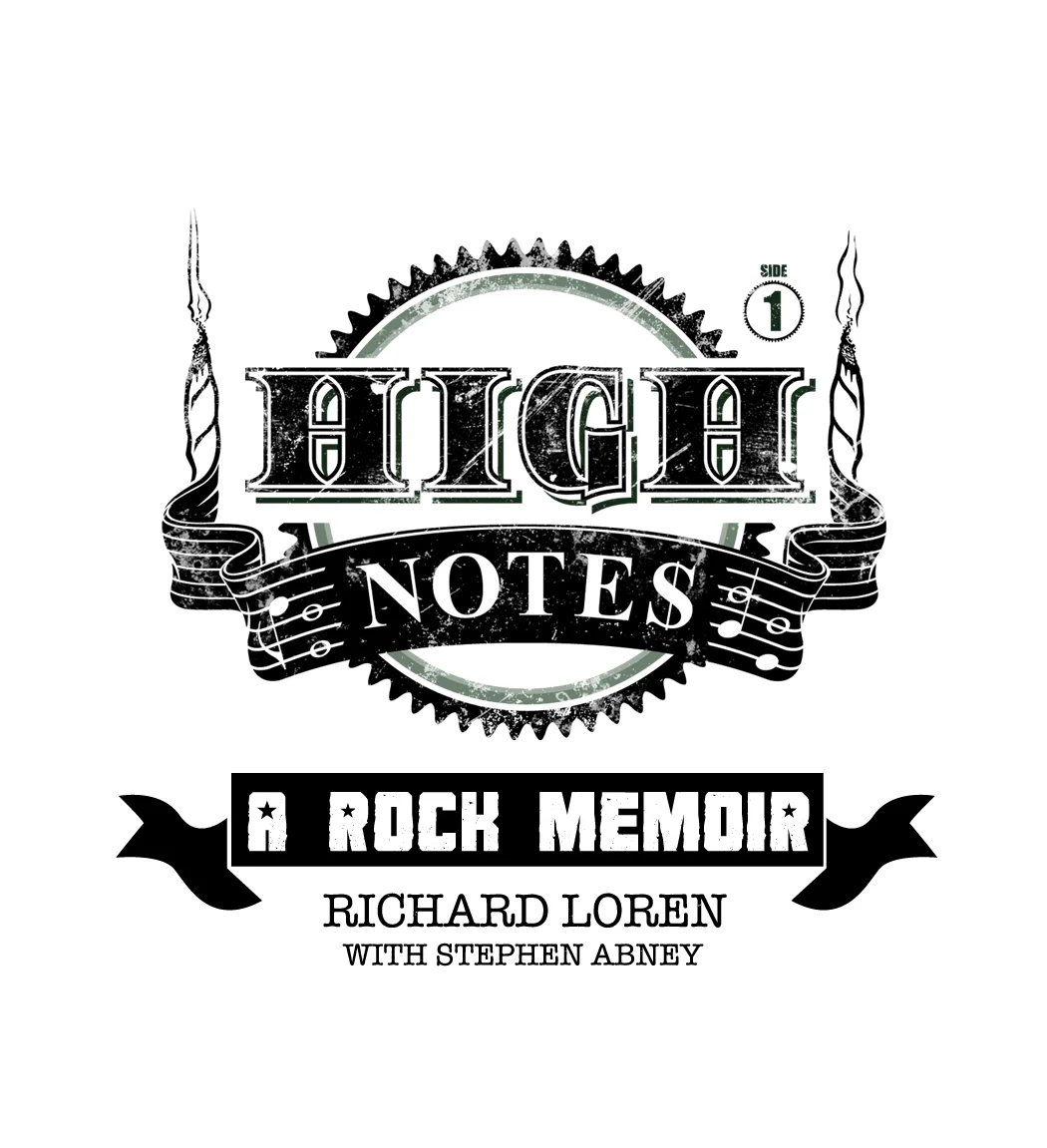 Logo Design | A rock Memoir by Richard Loren