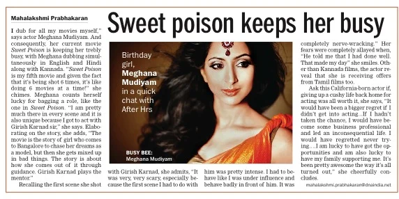 Sweet Poison Keeps Her Busy