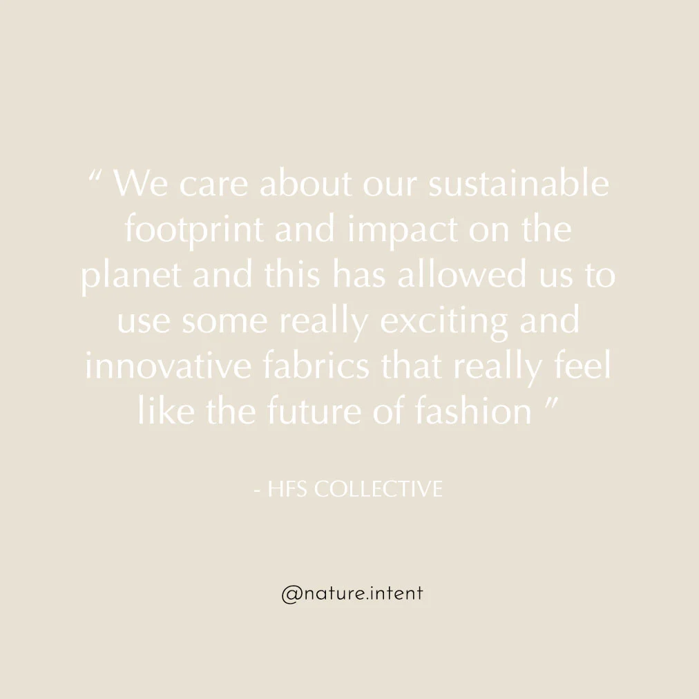 HFS Collective | Sustainable Fashion | Hand Free Bags | Sustainable Footprint Quote