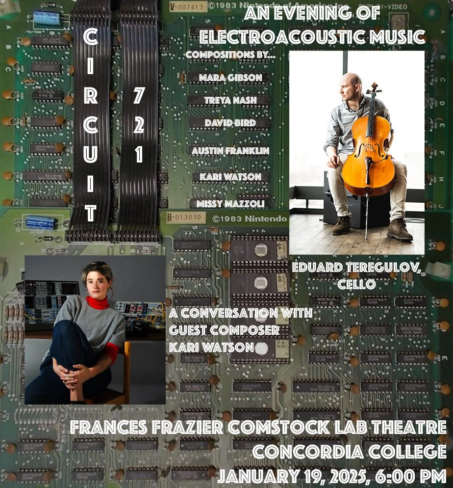 if/then for cello and elex. premiered by Eduard Teregulov on CIRCUIT721 Concert 