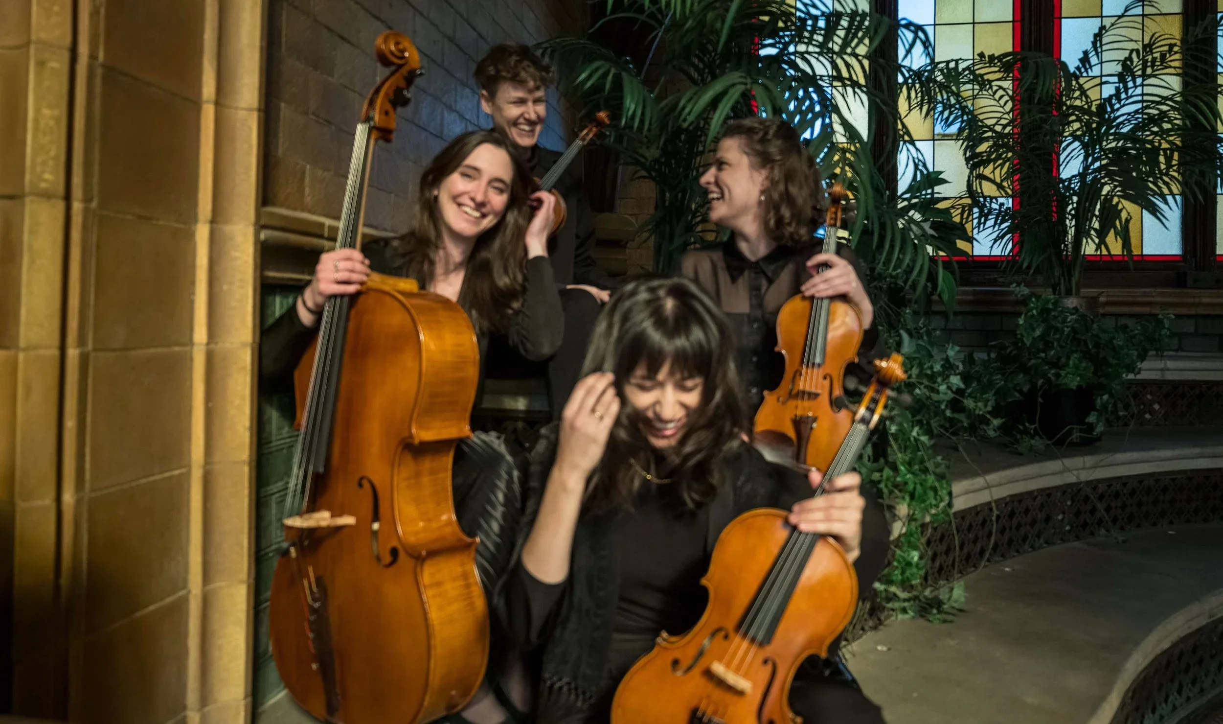Varo String Quartet Performs "Three Places for String Quartet" at UofC Tea Time Concert