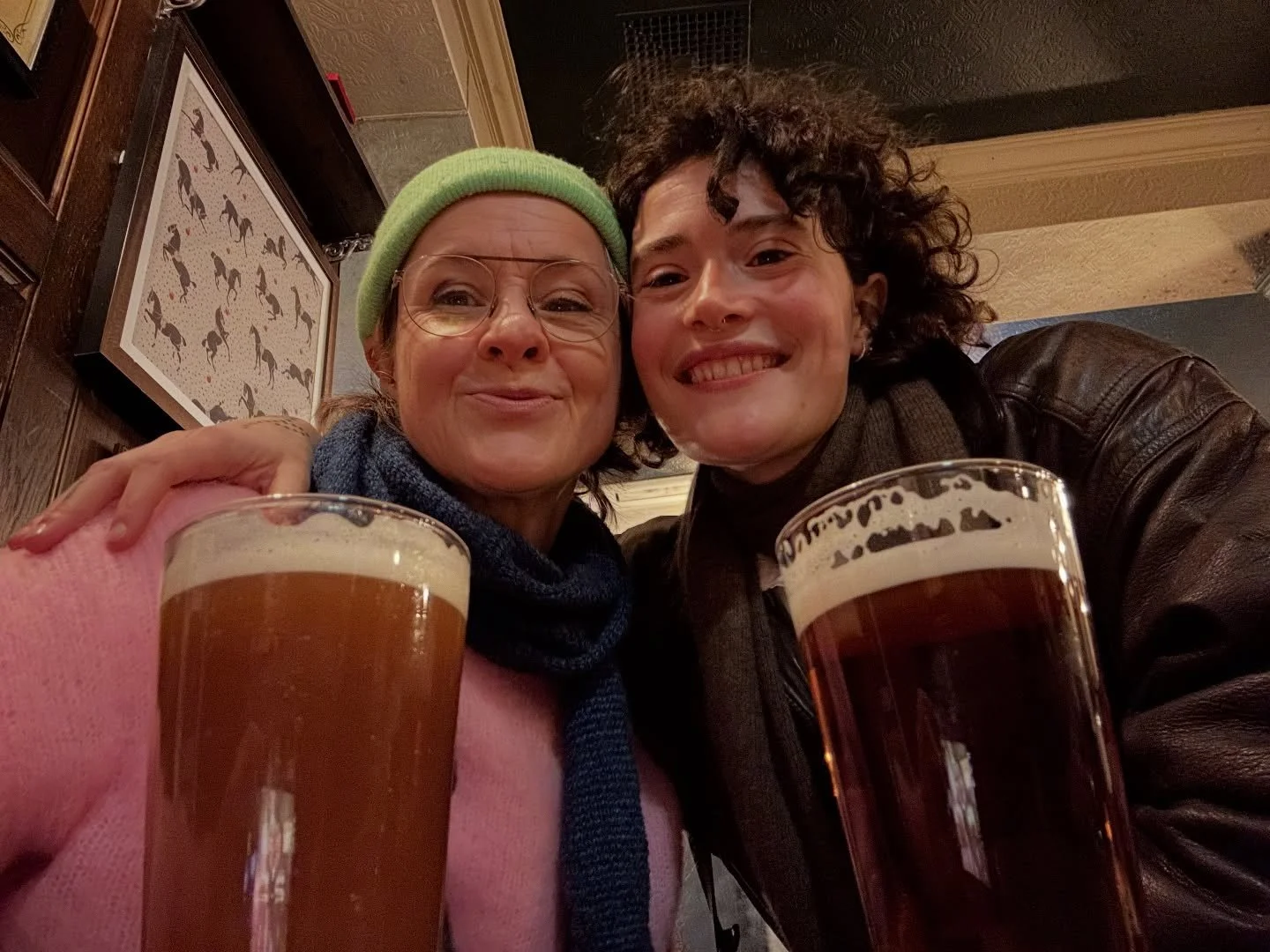 Belated tour posting with @tinkatonk 🩵🩵🩵celebrating our record VISTAS out on @elektramusic.eu🌀 such a total blast playing together, and so wonderful to see so many friends along the way! 

was a dream to see @gau.laurence &amp; get to play togeth