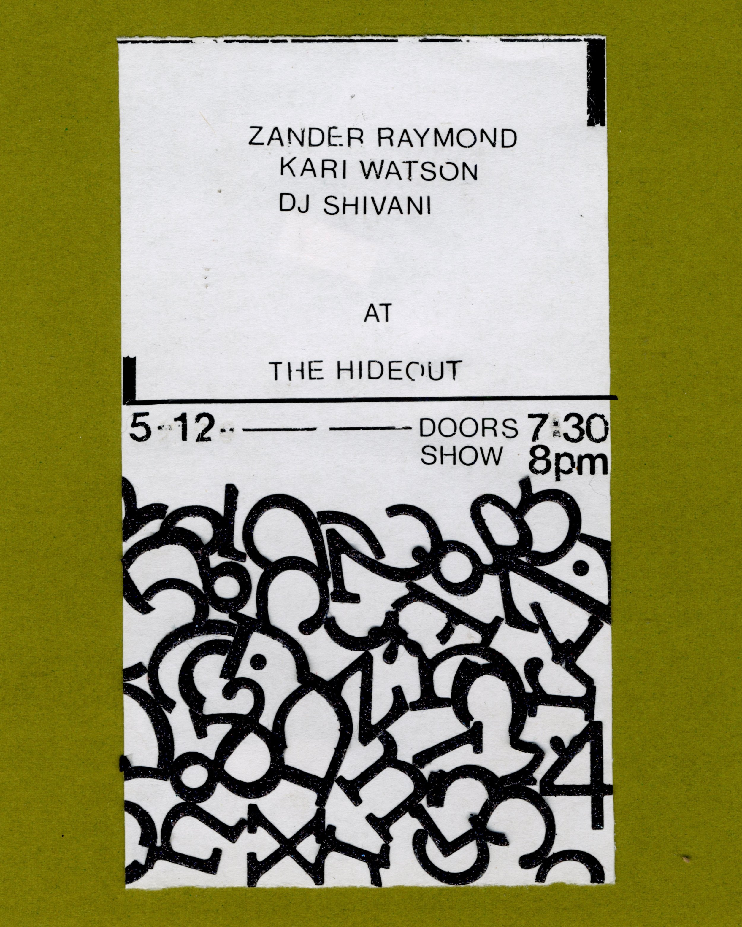 Solo Set at The Hideout w/ Zander Raymond and DJ Shivani