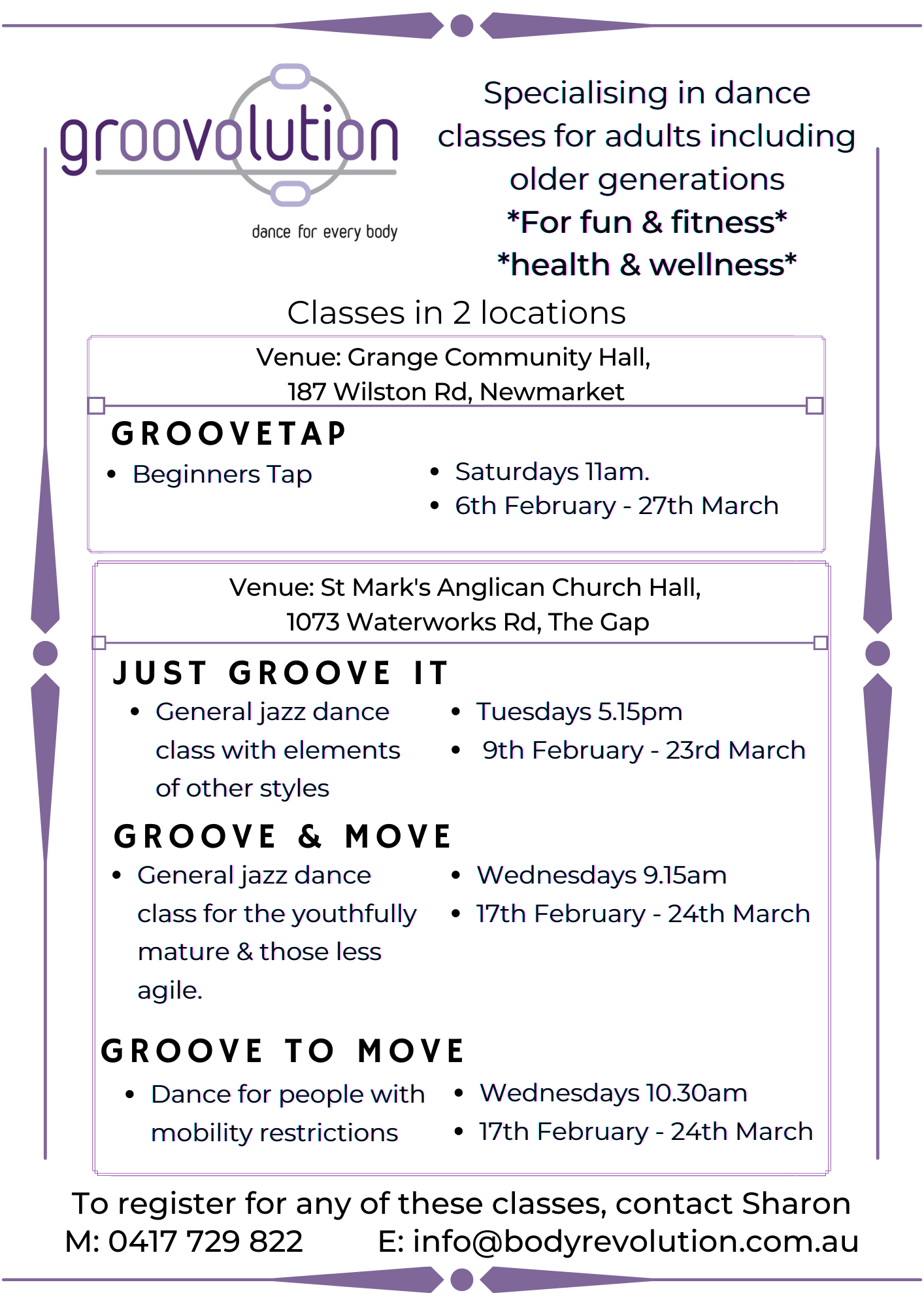 Groovolution Term 1 2021