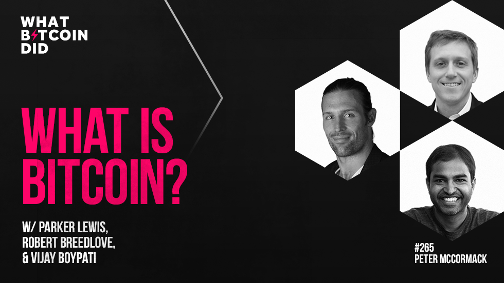 What is Bitcoin? With Parker Lewis, Robert Breedlove & Vijay Boyapati