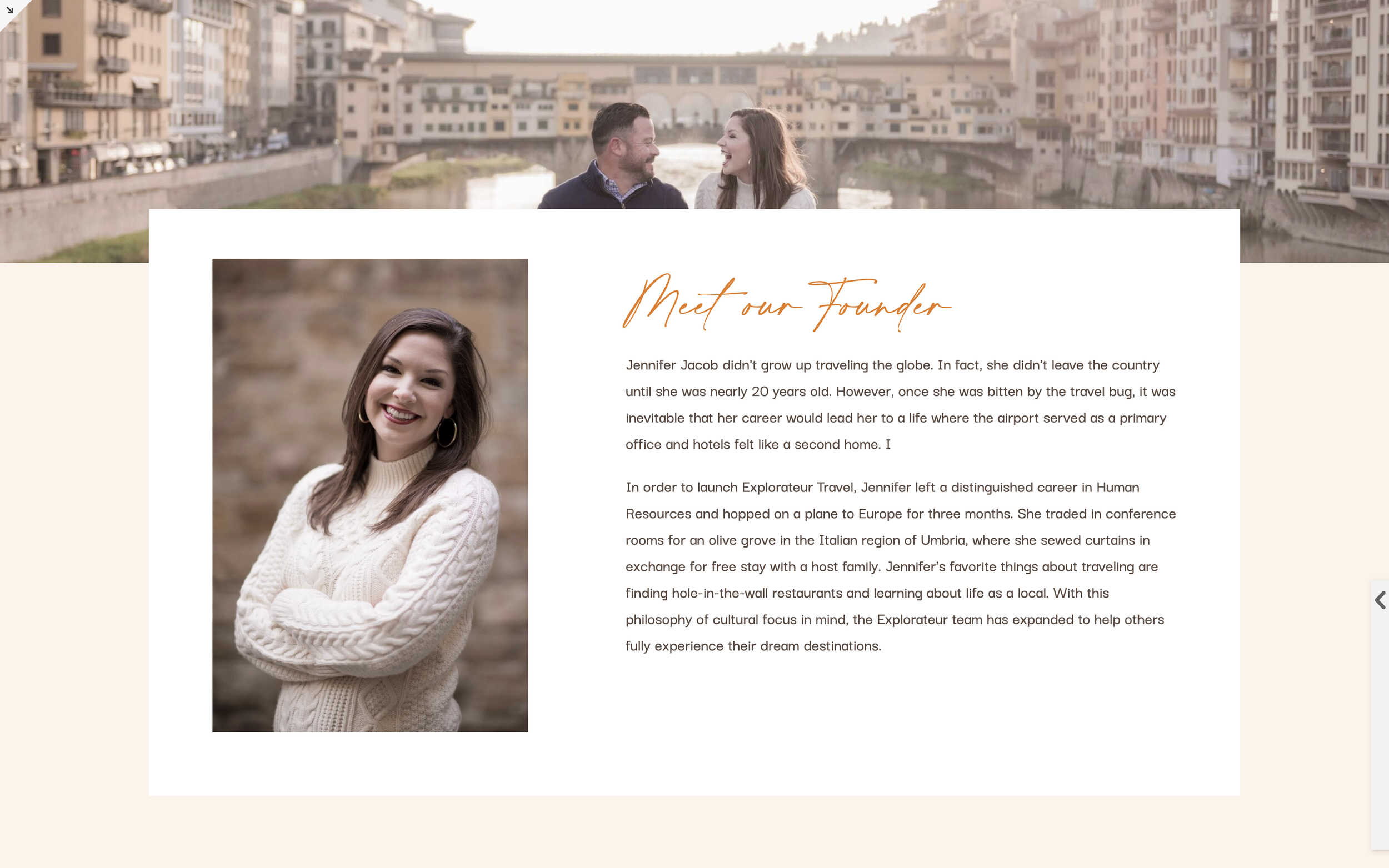 Floating Overlapping Section Banner