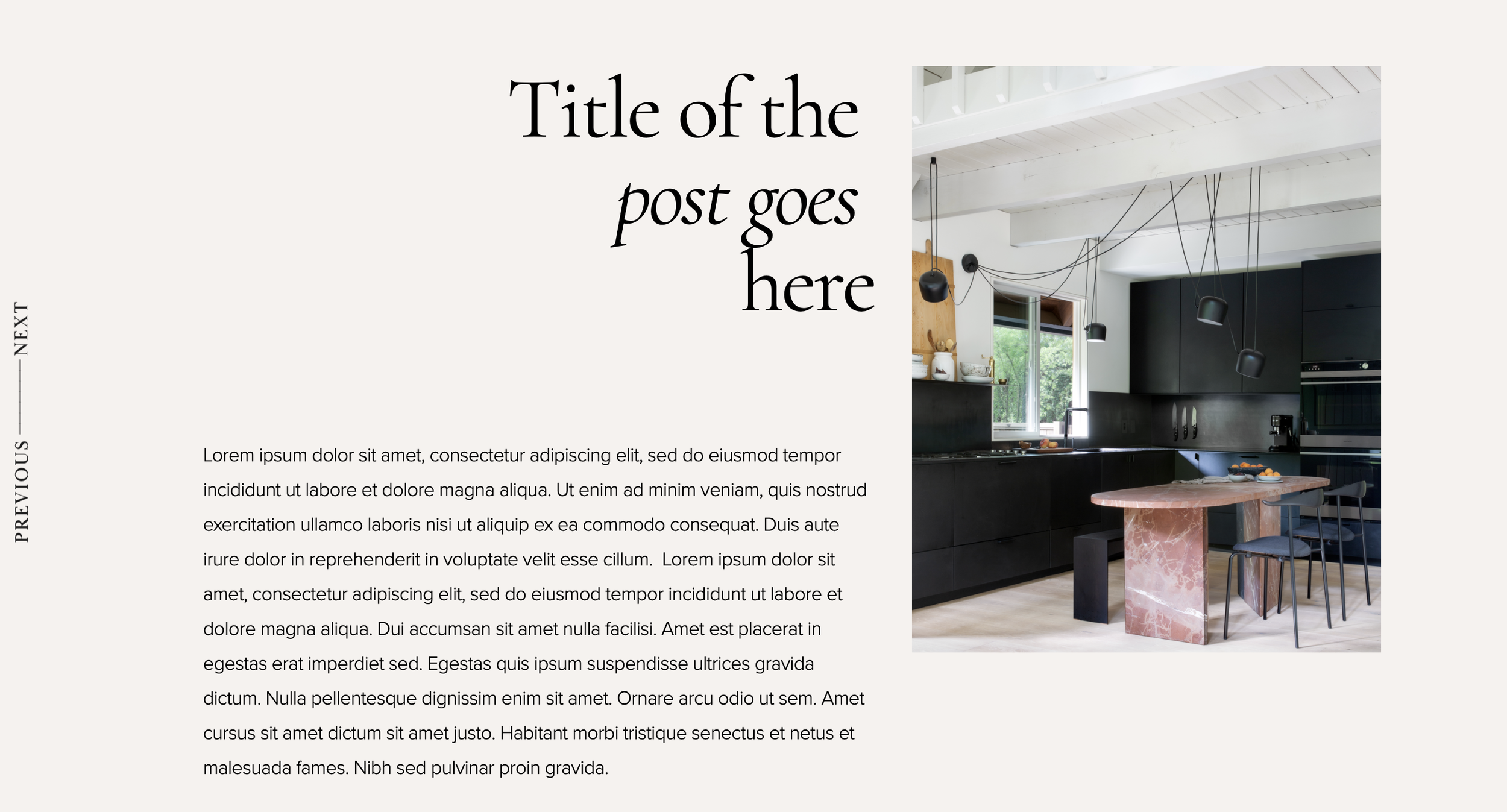 Fixed Side Navigation for Blog Posts