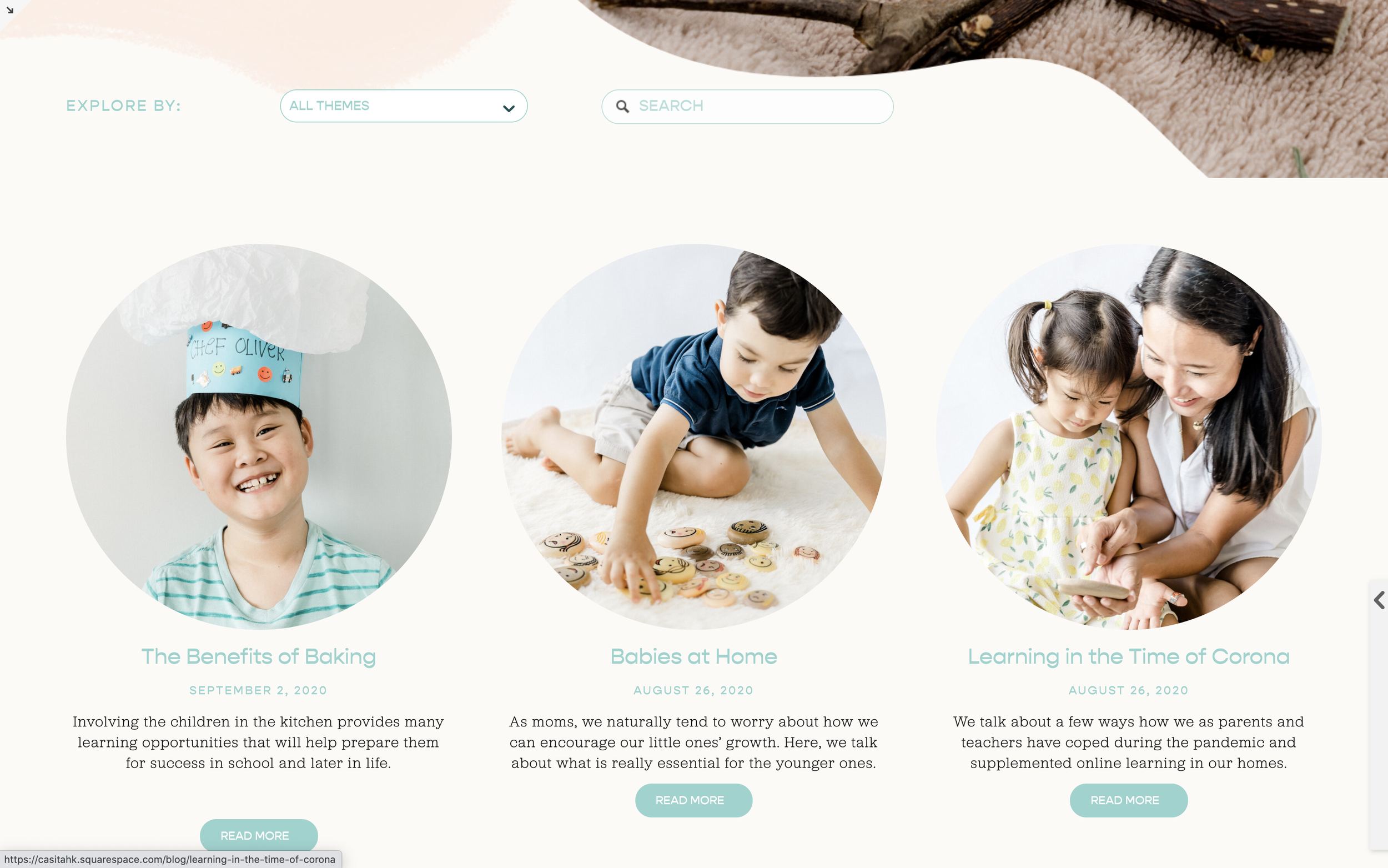 Circular Blog Thumbnails — Squarestylist