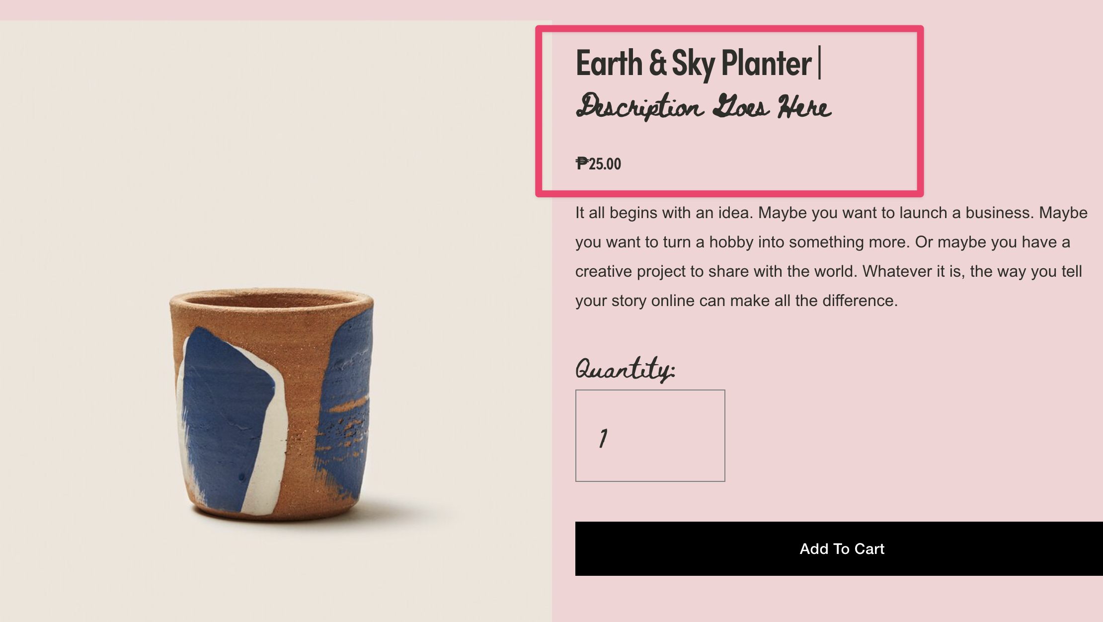 Product and Blog Subtitles with Pipe Character