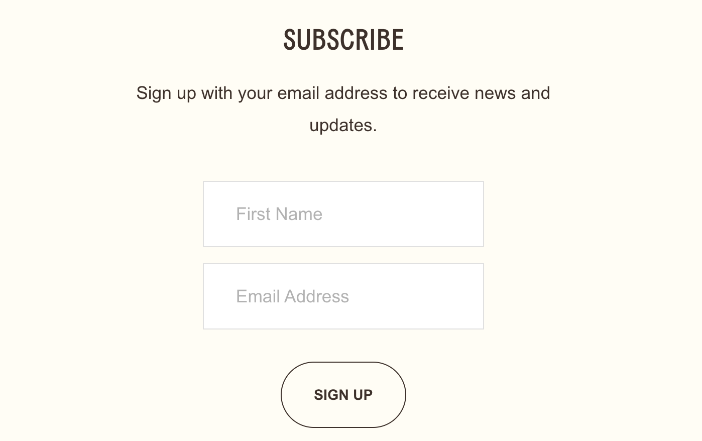 Hide Last Name Field in Newsletter Block