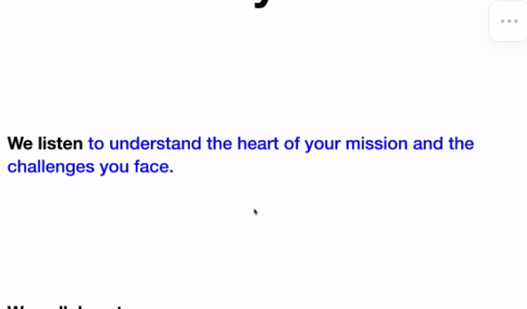 Scroll-Triggered Text Reveal Animation