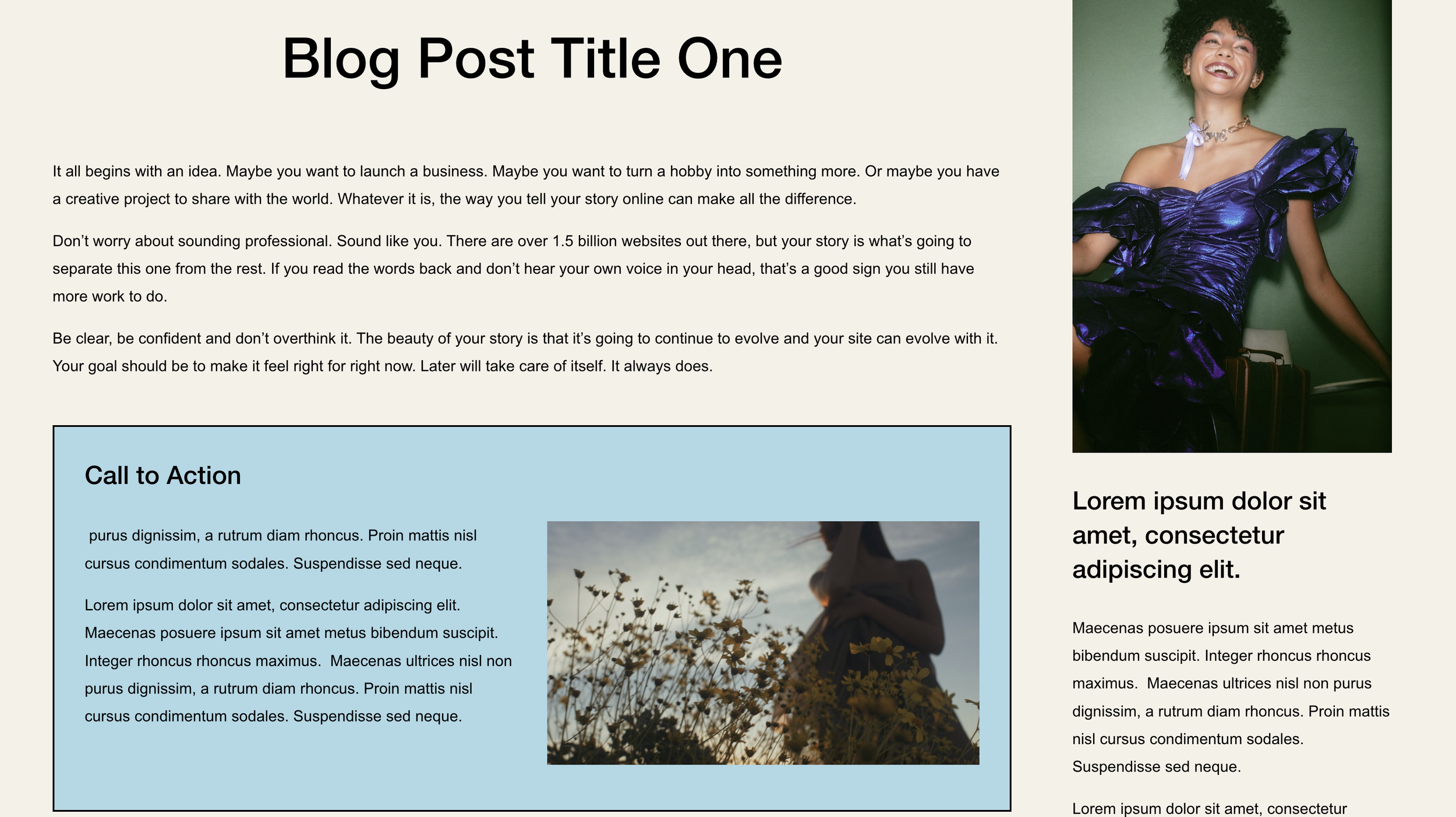 Blog Post Synced CTA Block