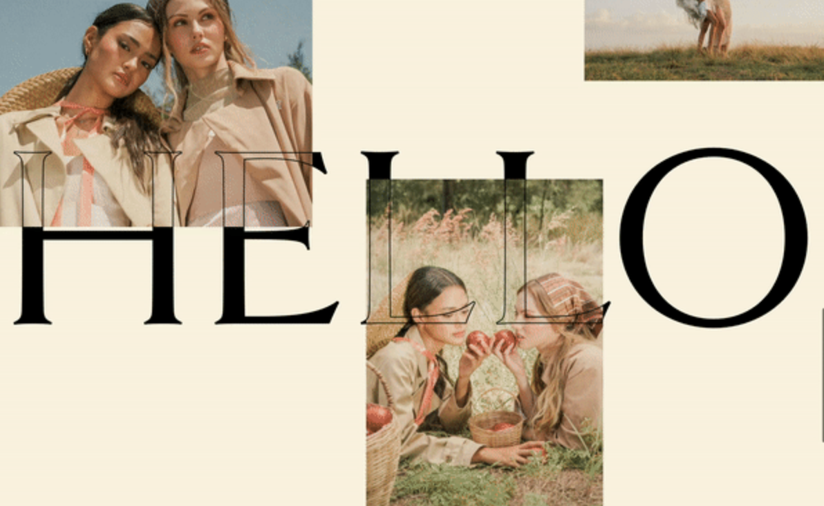 See-Through Sticky Text Overlay