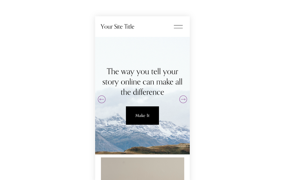 Auto Banner Slideshow Mobile View — Squarestylist