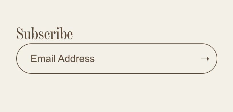 Rounded Pill Newsletter Block