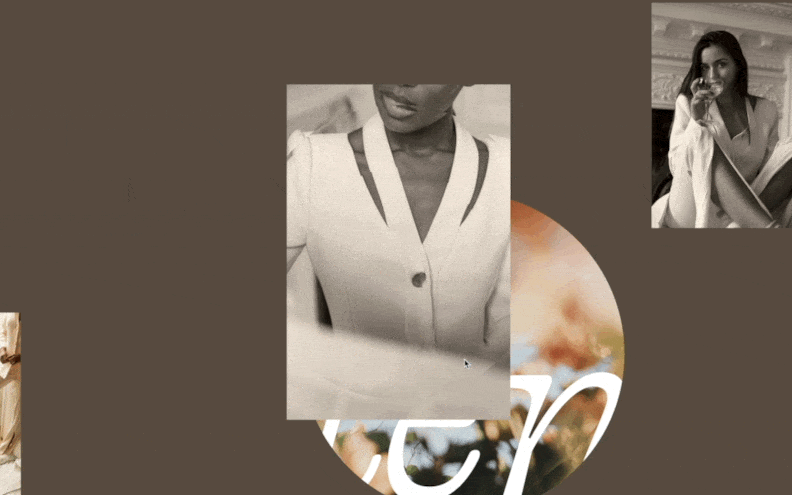 Interactive Spotlight Reveal Effect