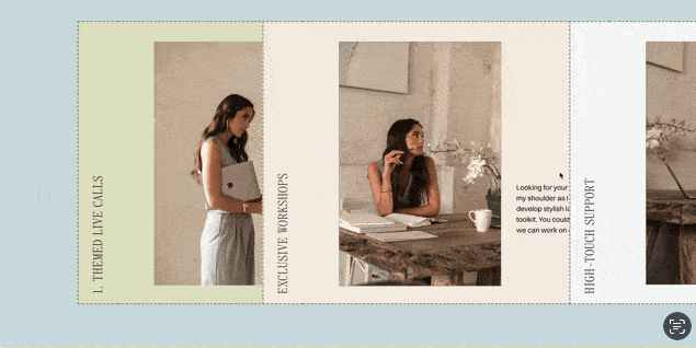 Side Swipe Pages with Vertical Tabs