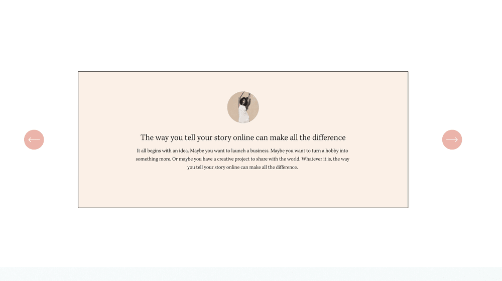Styled Testimonial Carousel with Auto Layouts — Squarestylist