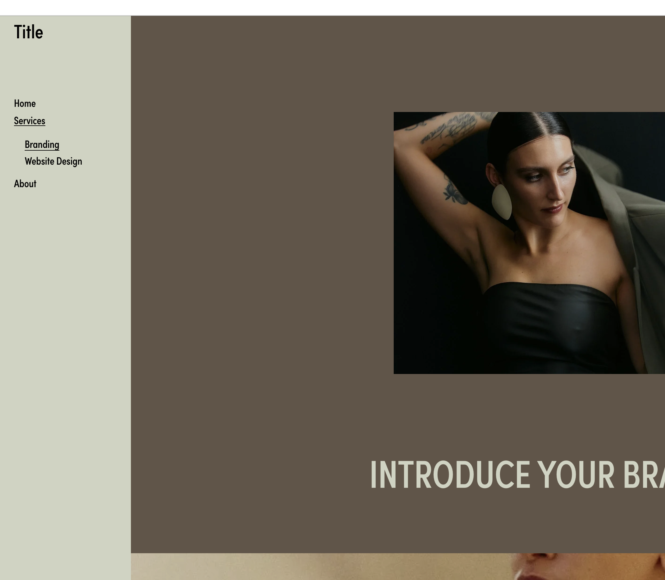 Fixed Sidebar Navigation
