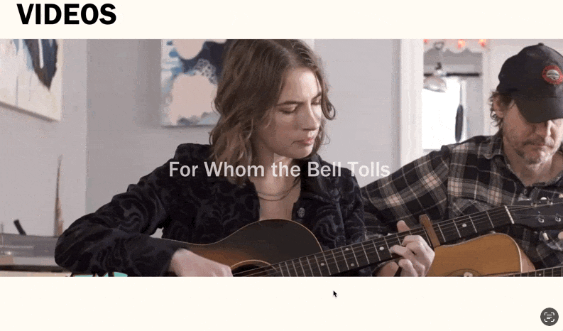 Gallery Title Fade on Hover