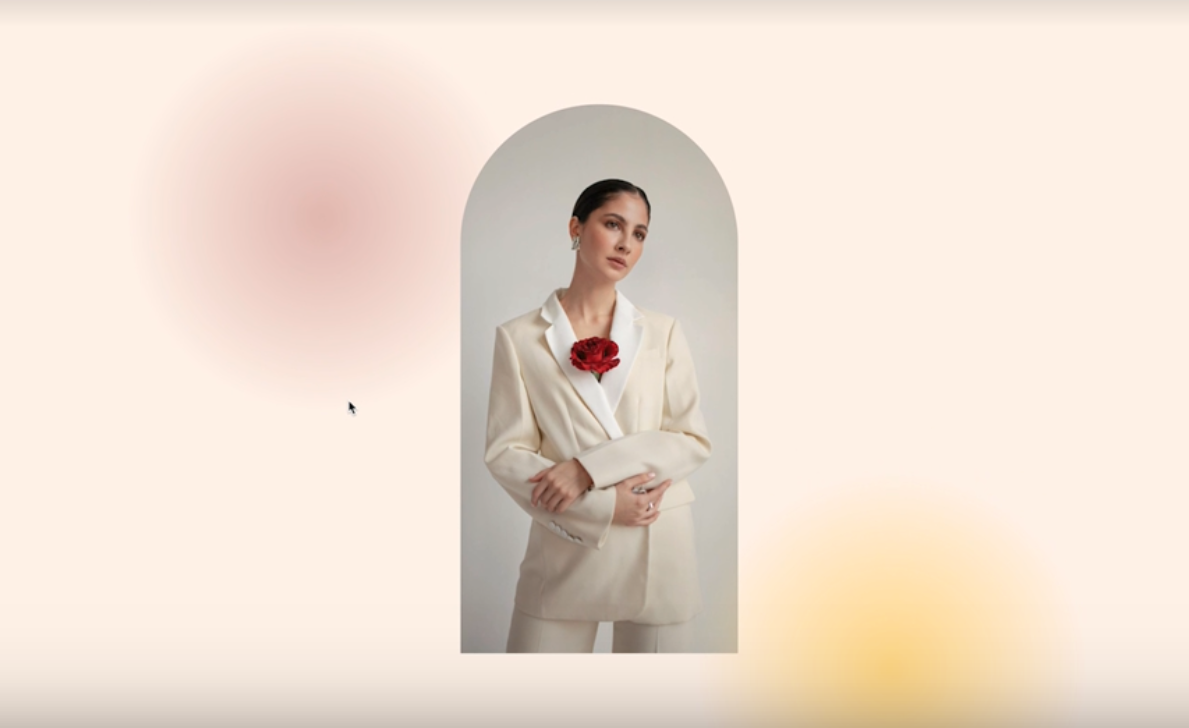 Radial Gradient Image Accents