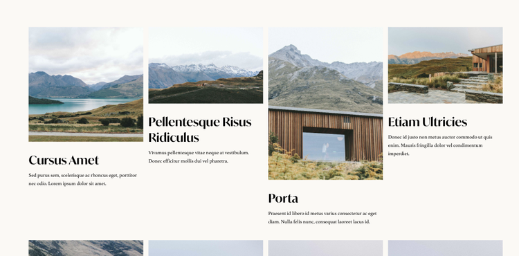 Stacked Gallery to Grid Layout — Squarestylist