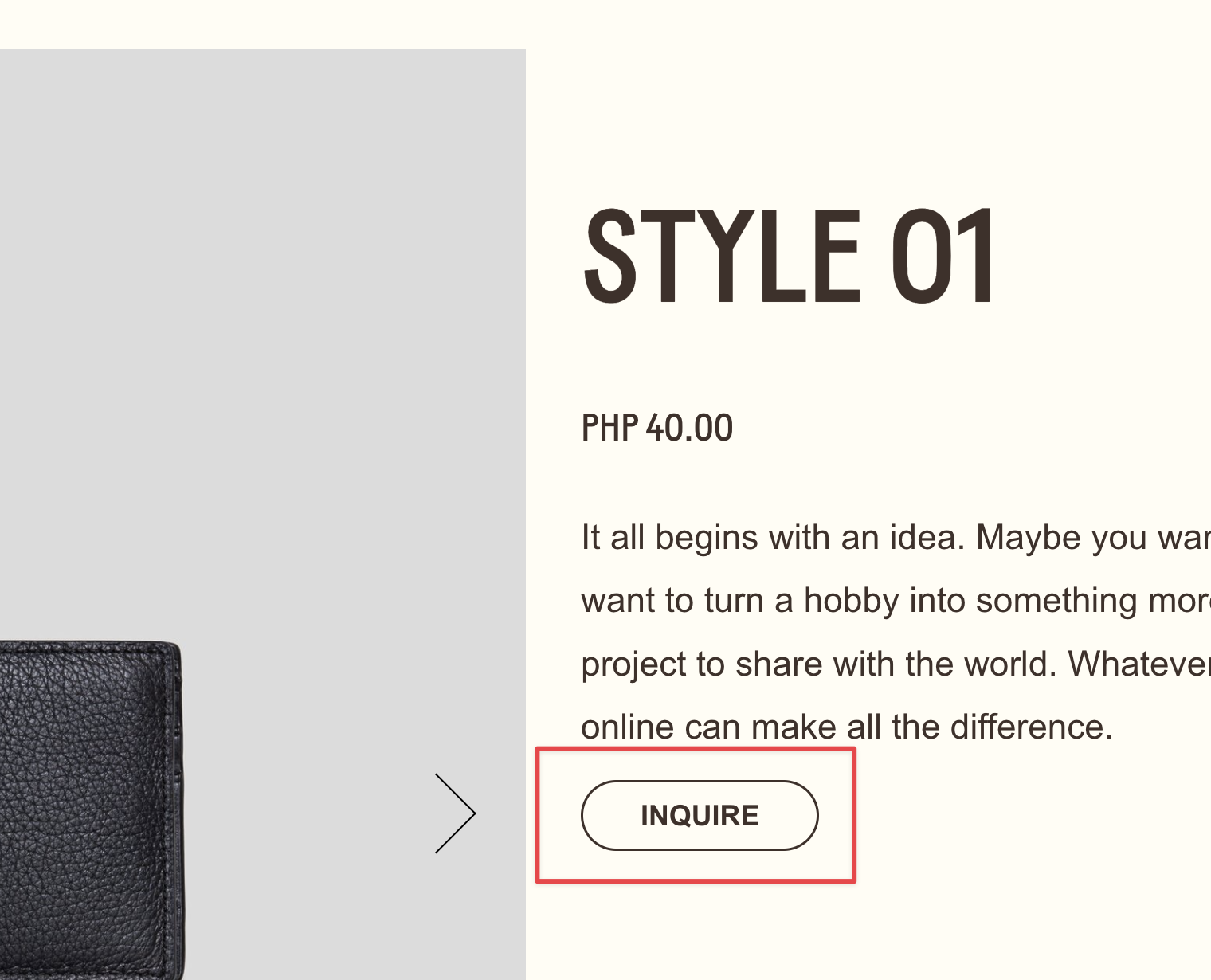 Pseudo Buttons from Text Links