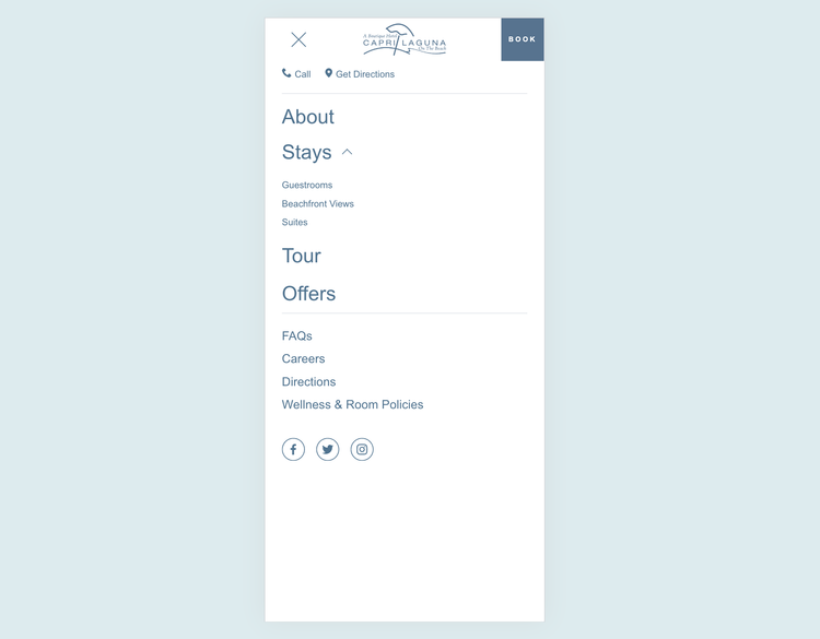 Custom Mobile Menu — Squarestylist