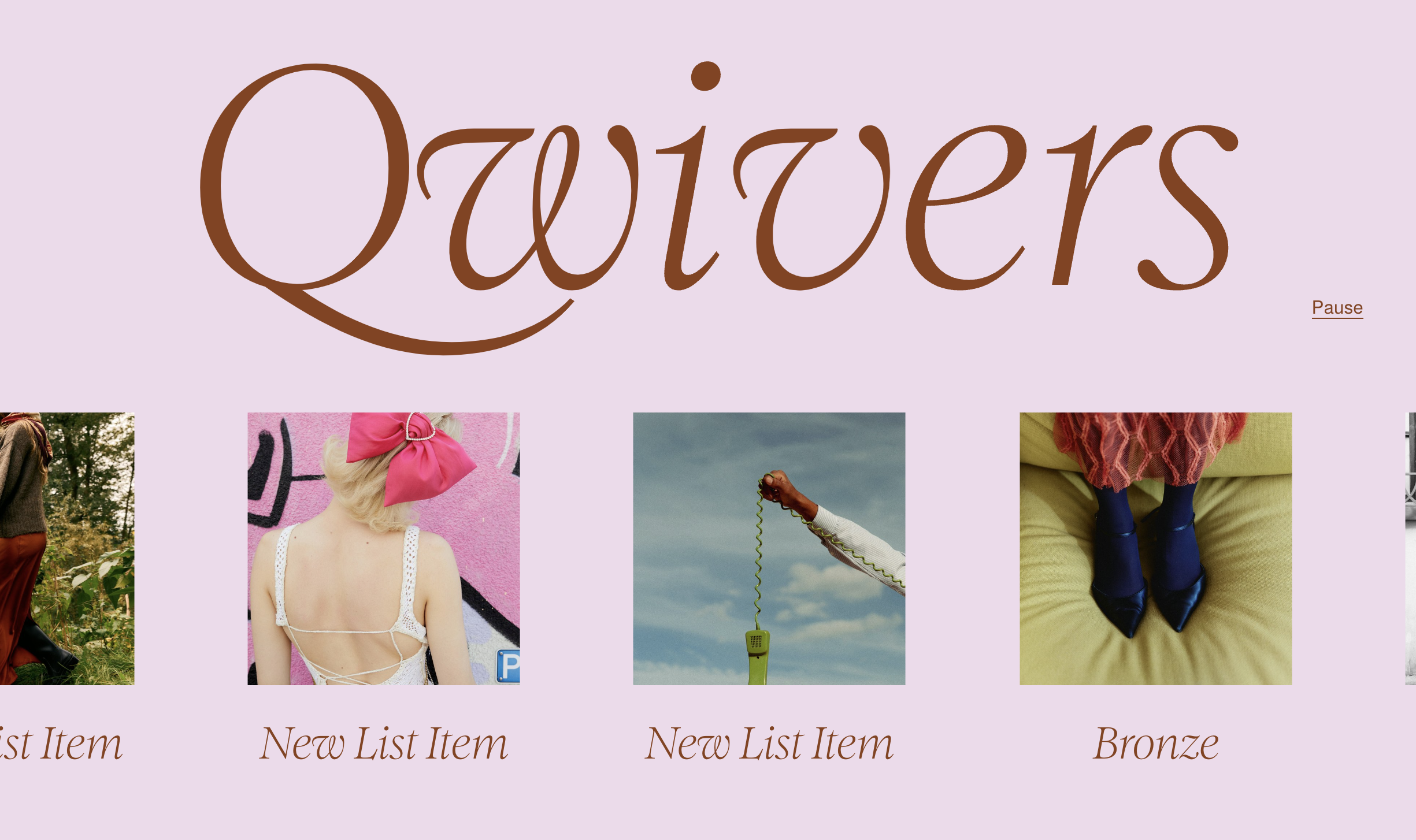 List Autoscroll Marquee