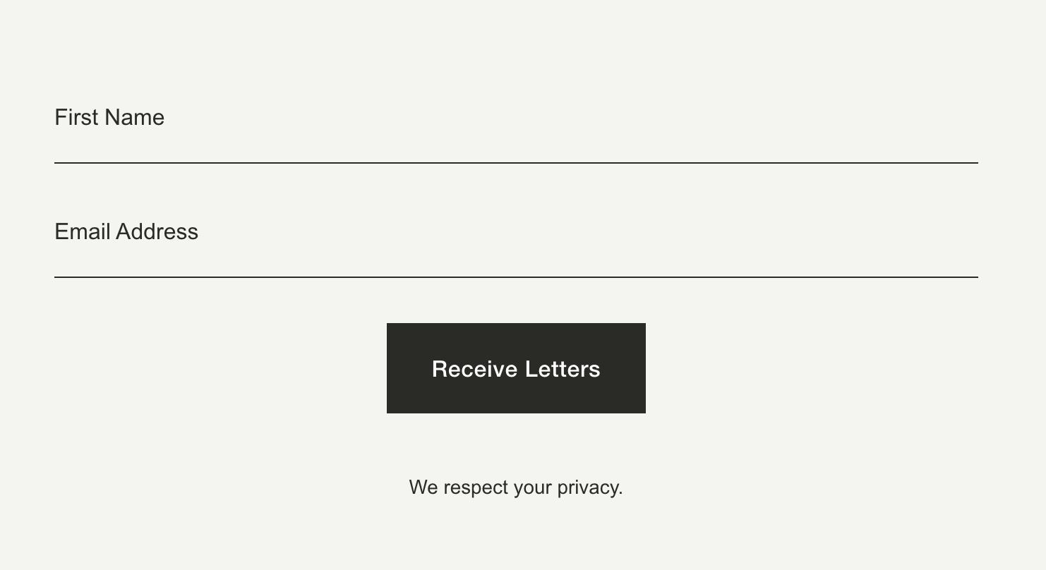 Lined Newsletter Block