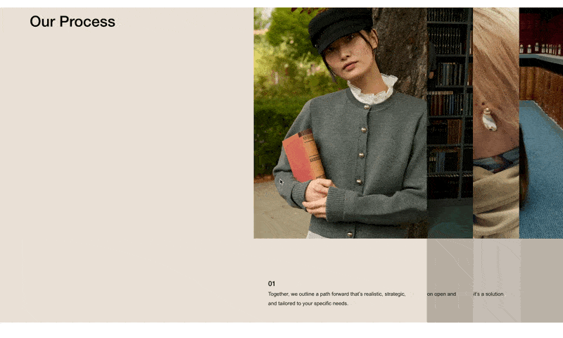 Layered Vertical Tabs