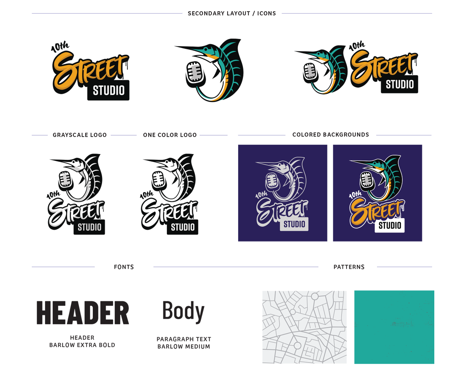 10th Street Studio Logo & Branding