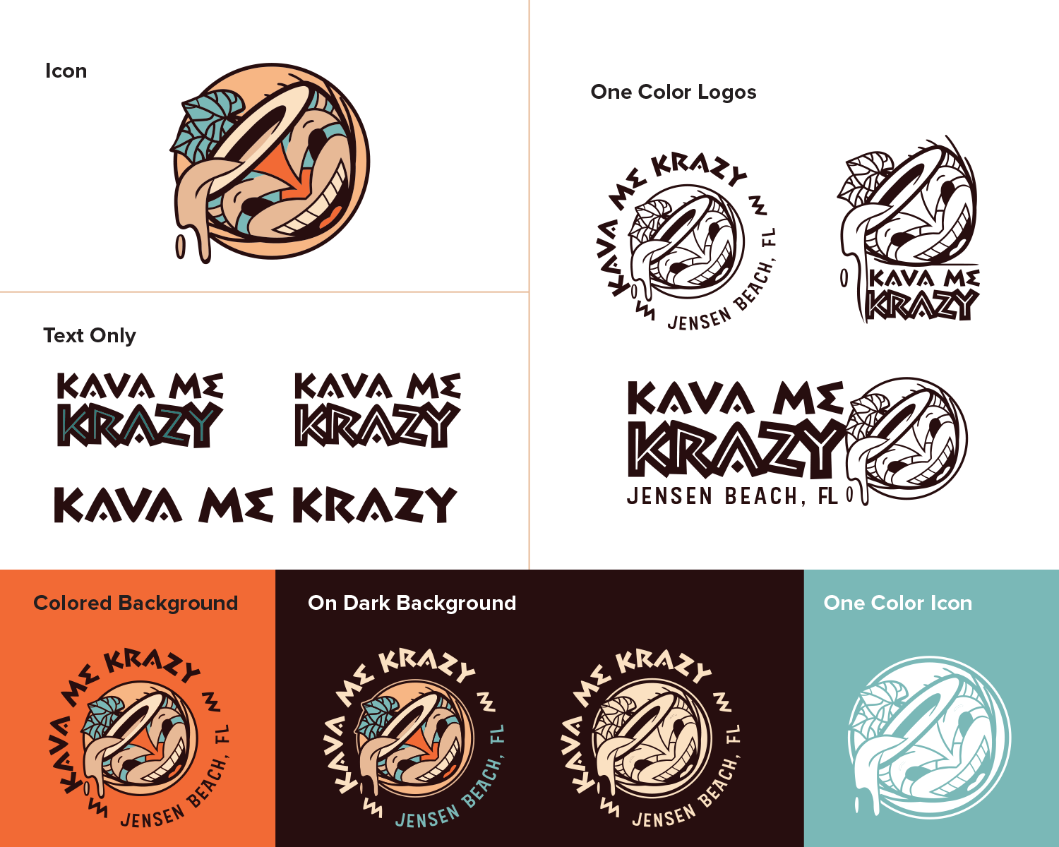 Kava Me Krazy Logo & Branding
