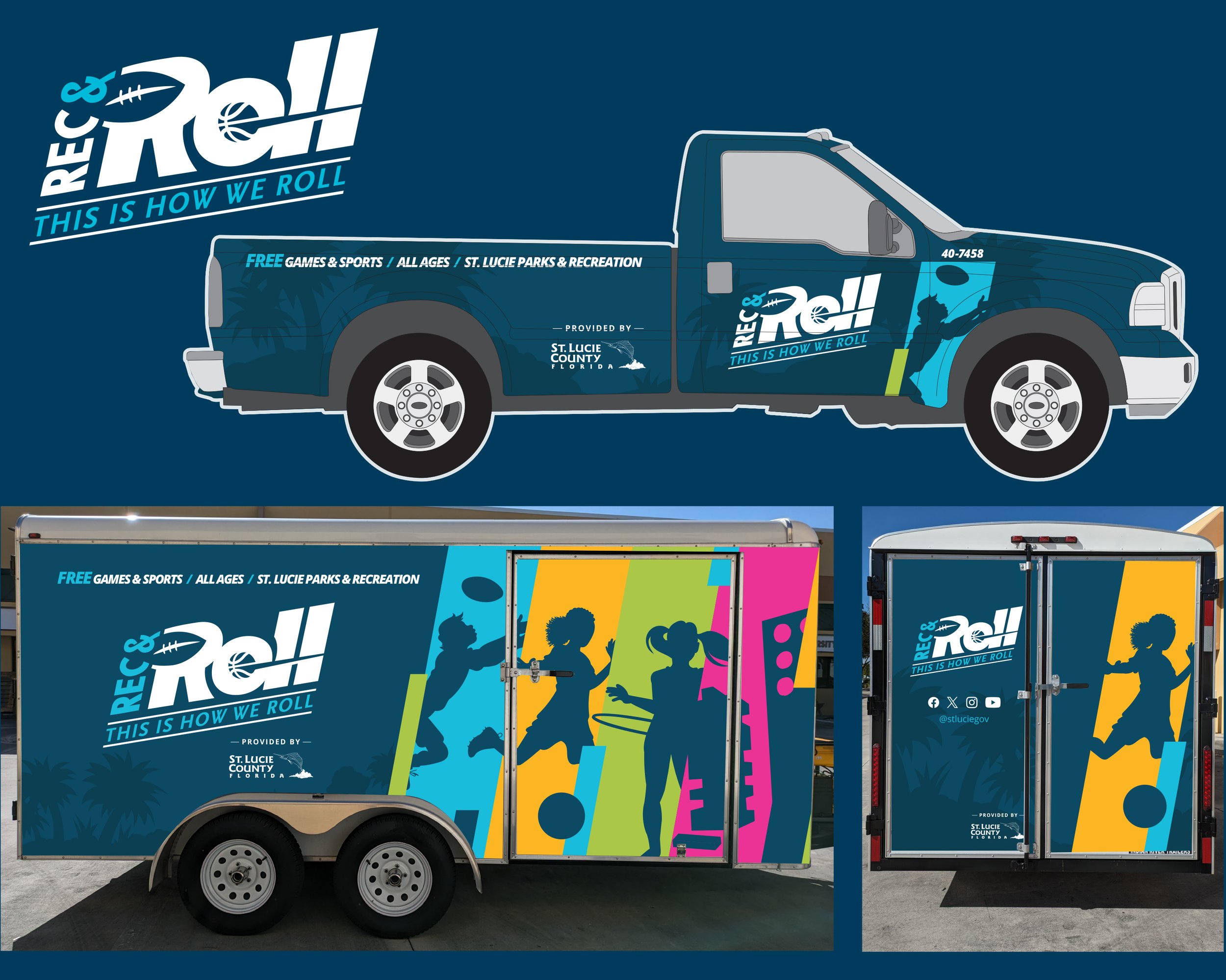 Rec & Roll Logo & Branding