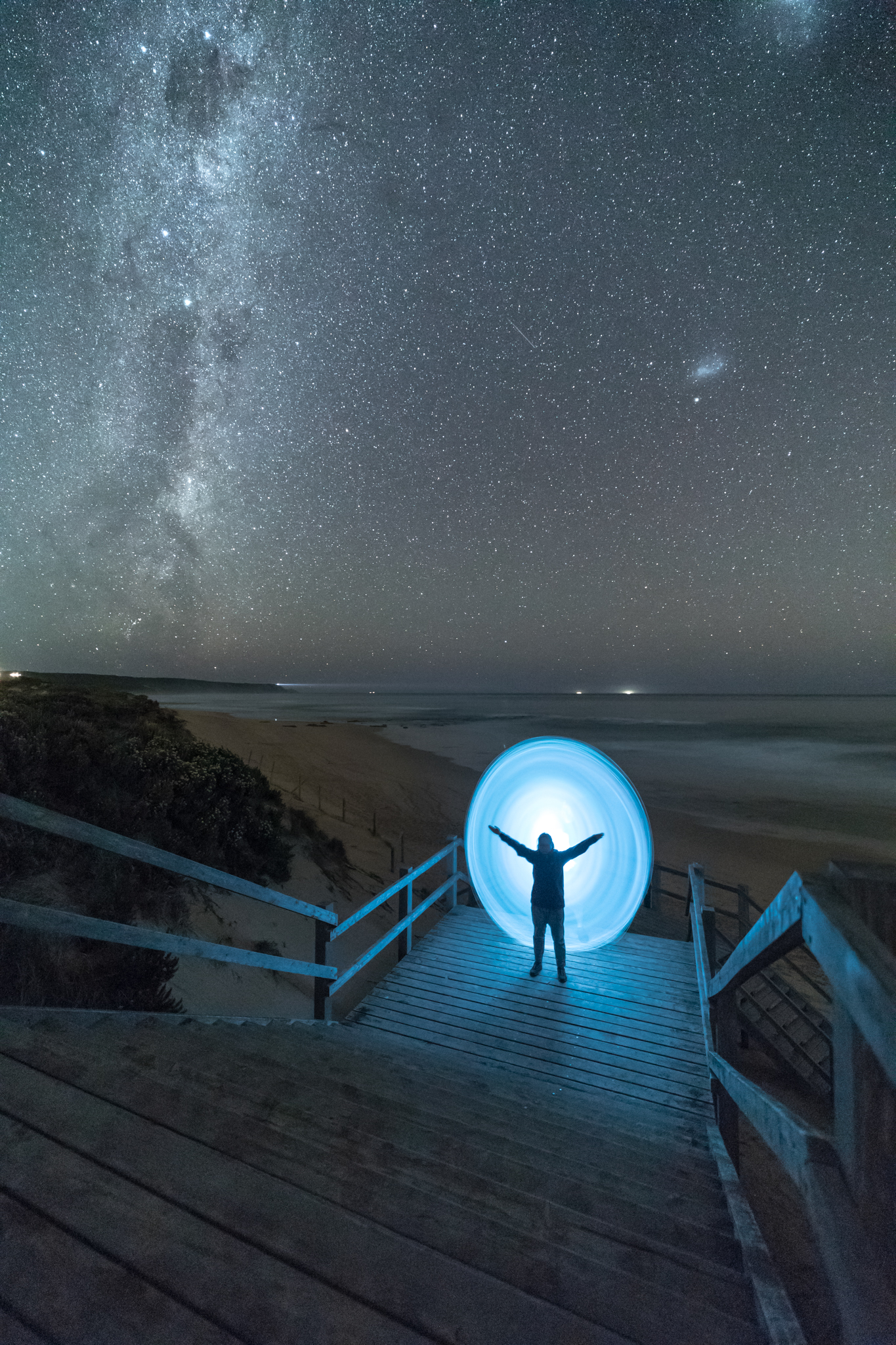 Light Painting Workshop Melbourne Mornington Peninsula Benjamin Eriksson Photography Colorful