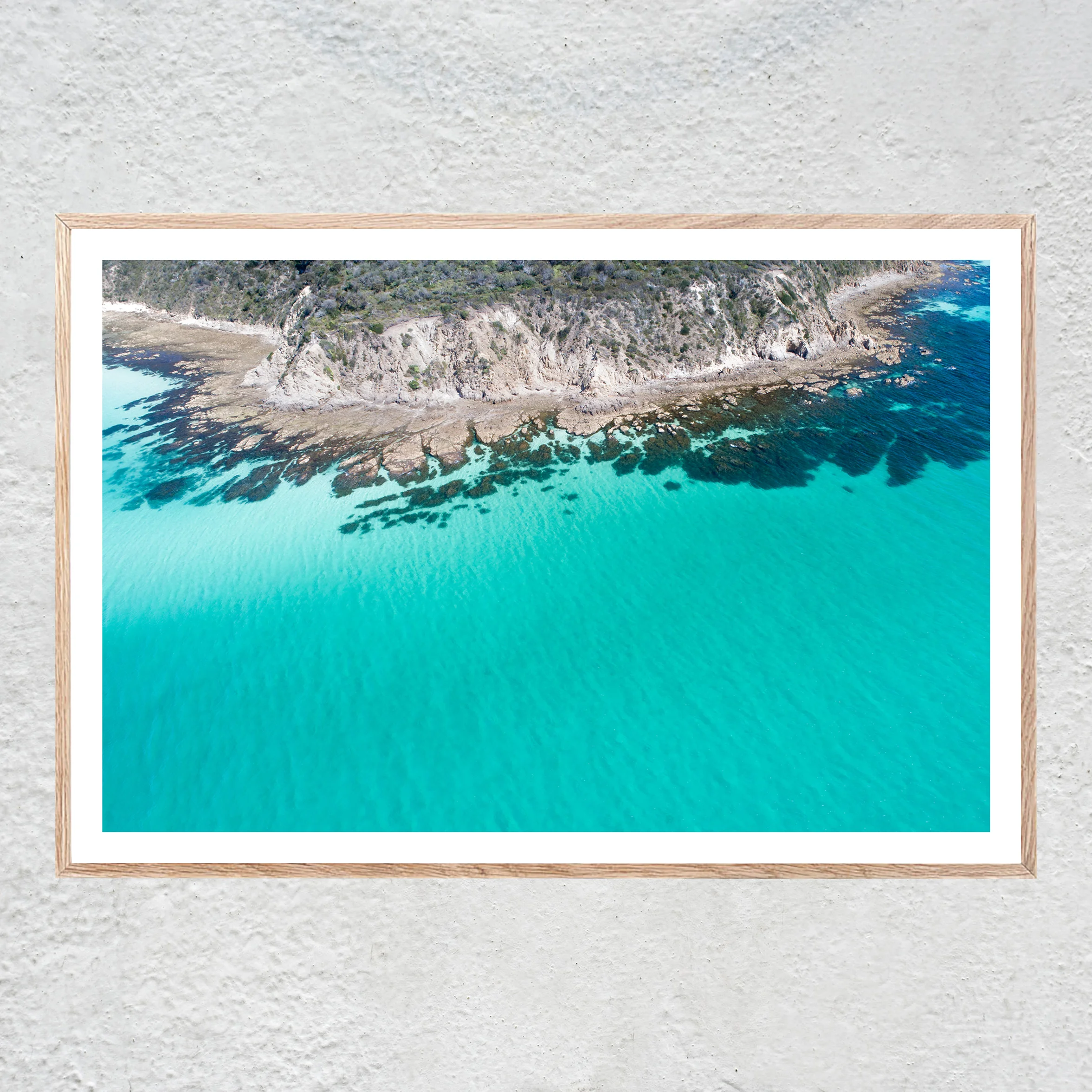 Coastal Paradise wb Oak Centered No 2 sq white concrete wall.jpg