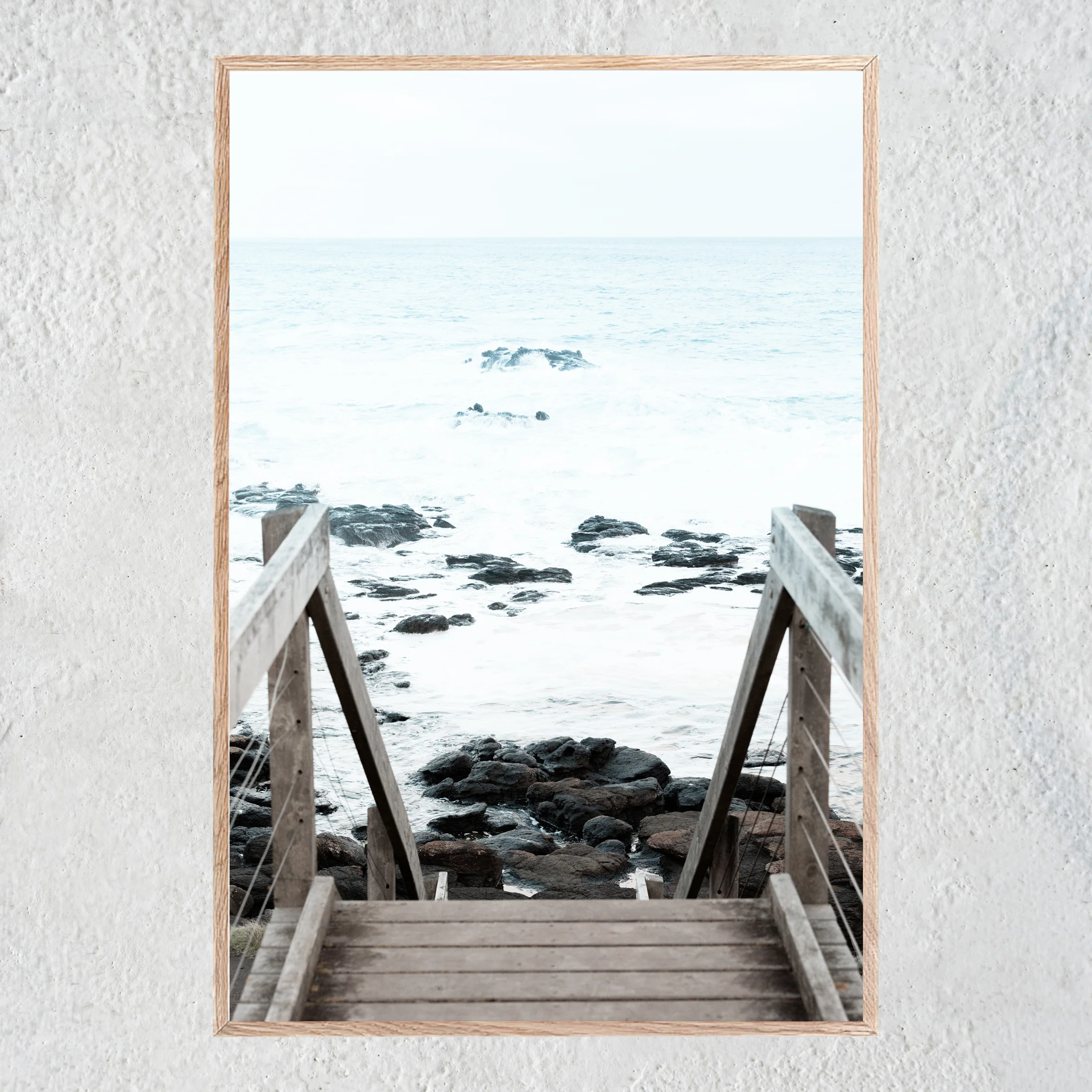 Never stop exploring Portrait Oak Centered No 2 sq white concrete wall.jpg