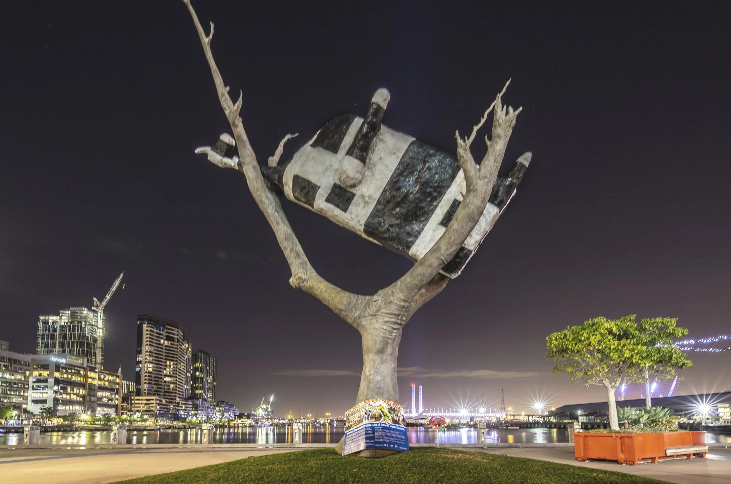 Cow Up tree Docklands.jpg