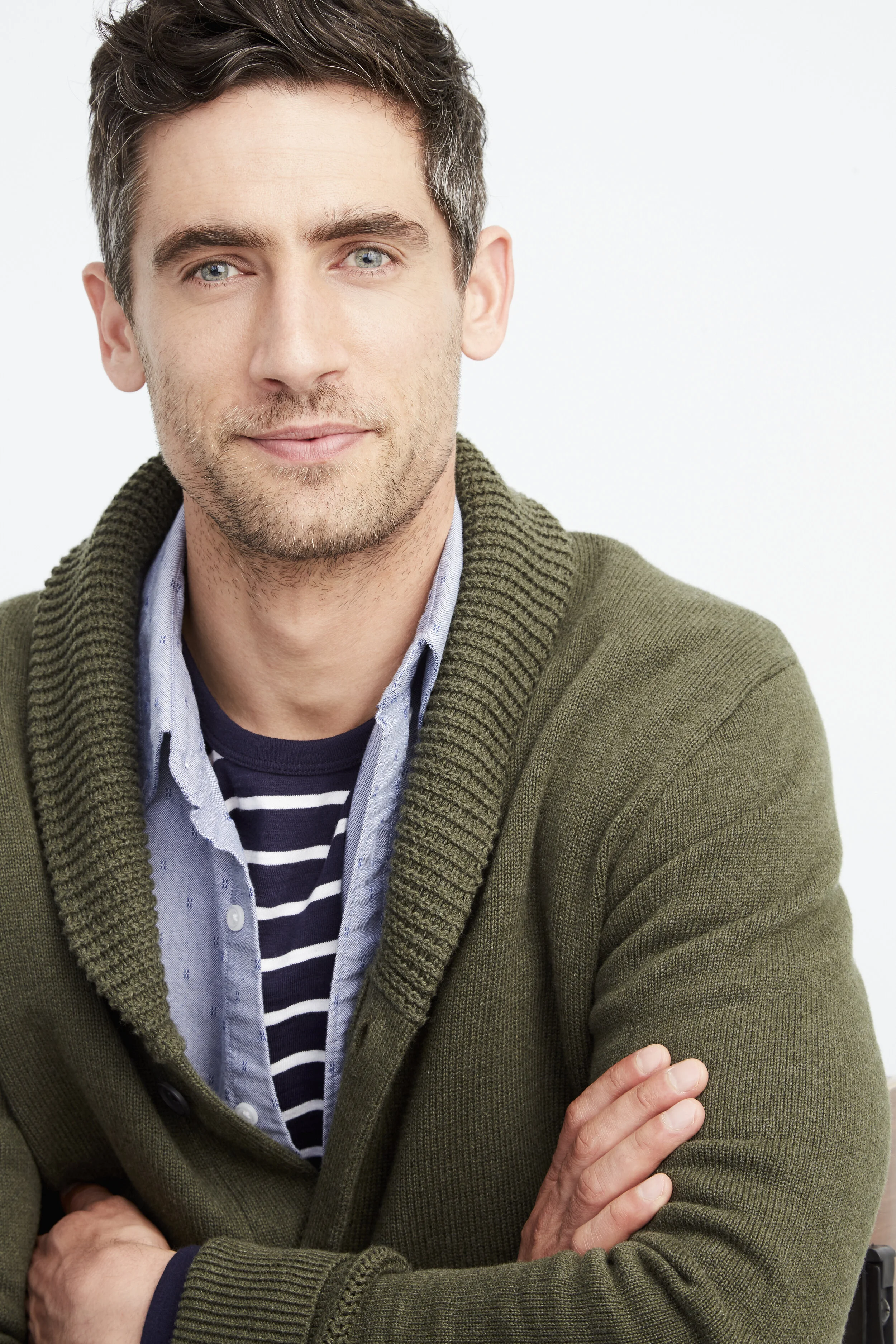 Gabe portrait green and stripes.jpg
