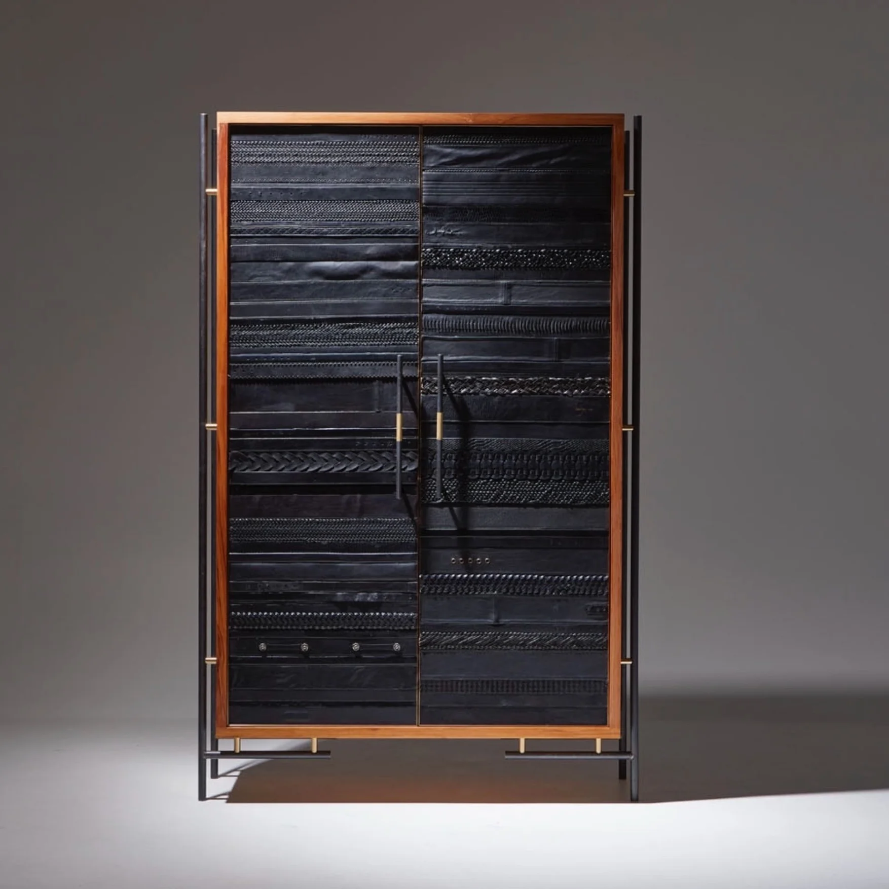 ReLEATHERED Freestanding Armoire