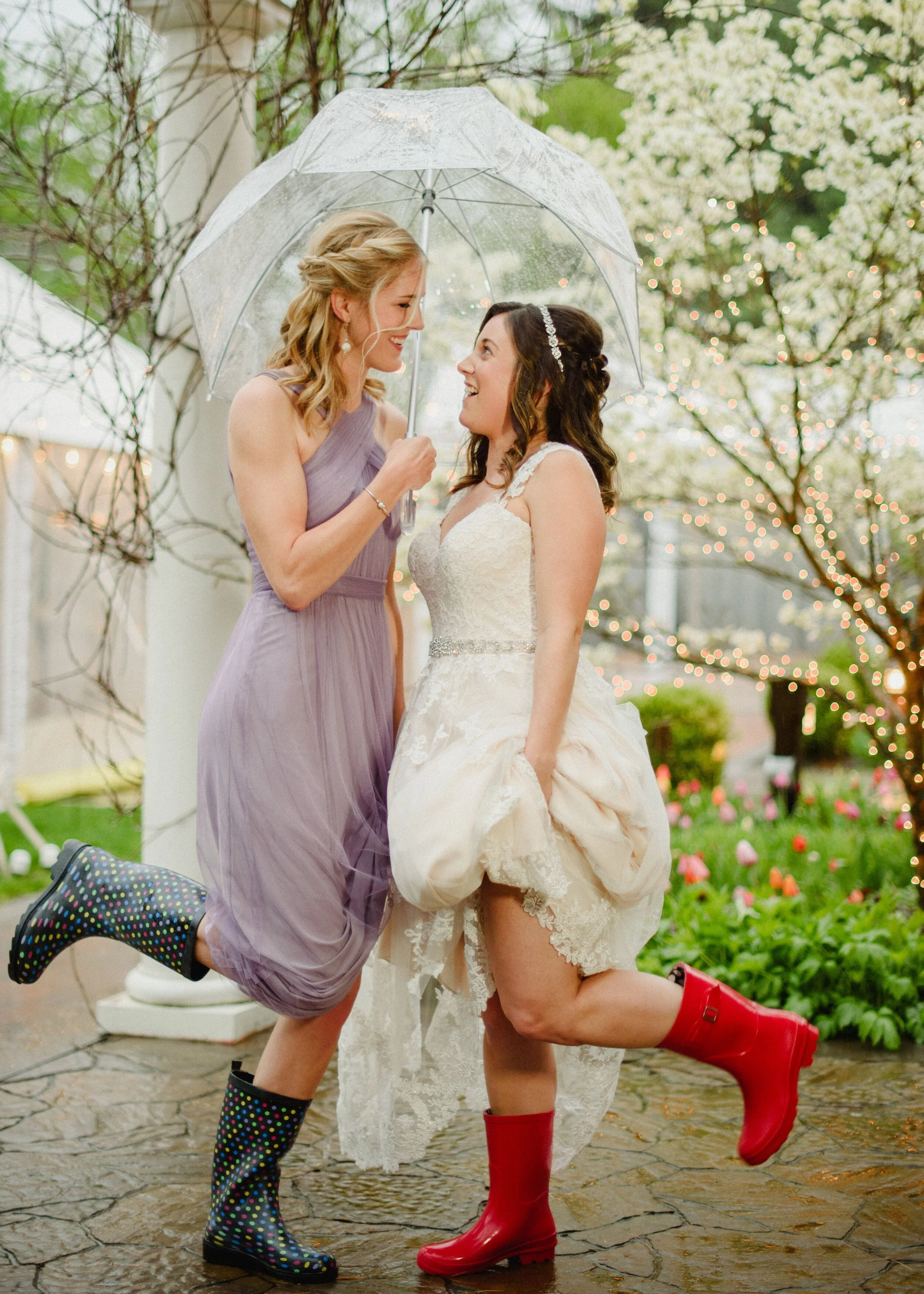 wedding rain boots