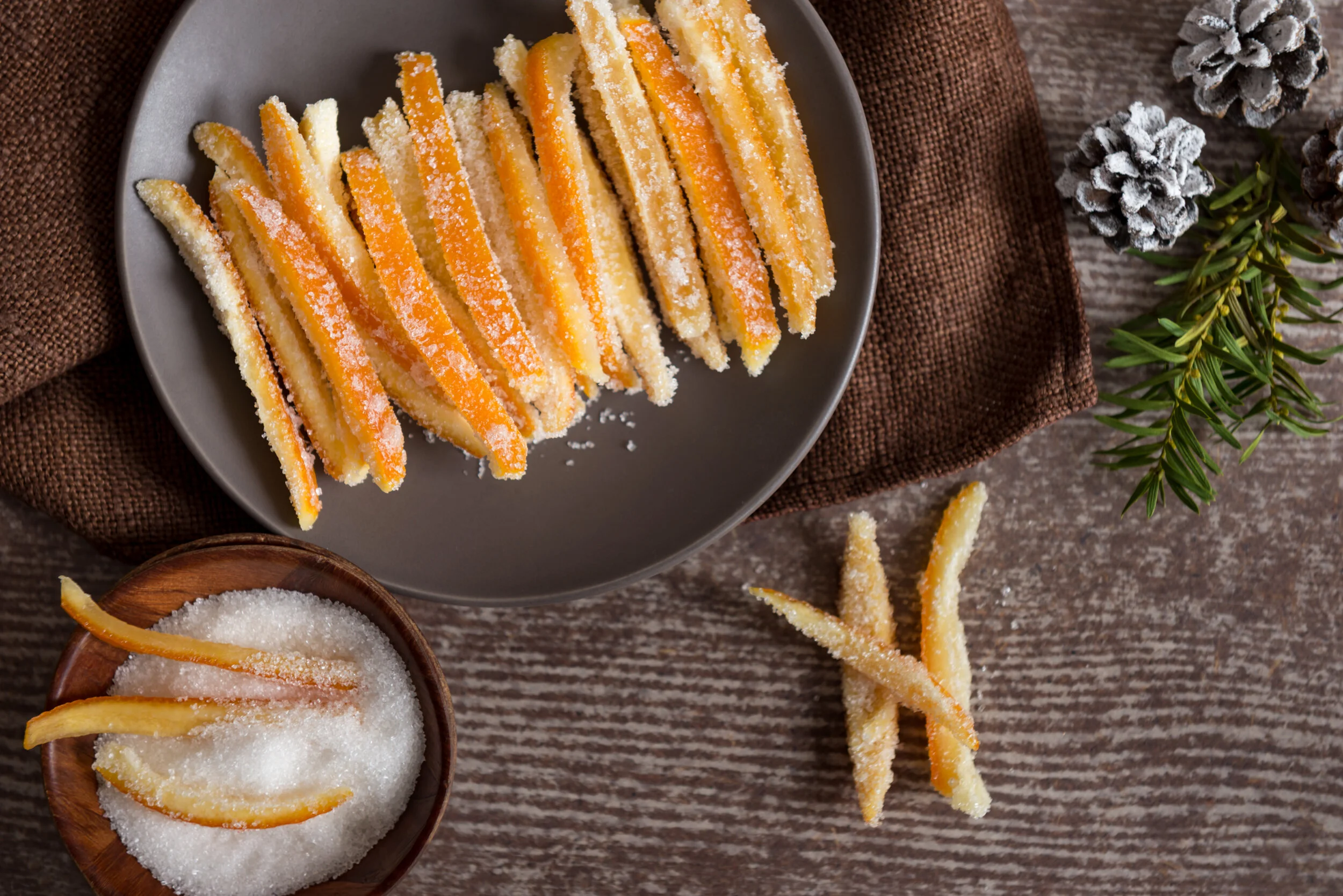 Candied Orange Peels