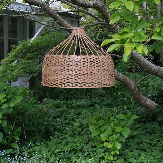 Yesterday I delivered my large woven European Beech light to it&rsquo;s new home! Was sad to see this one go ✨