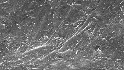 Micrograph of new laminate surface