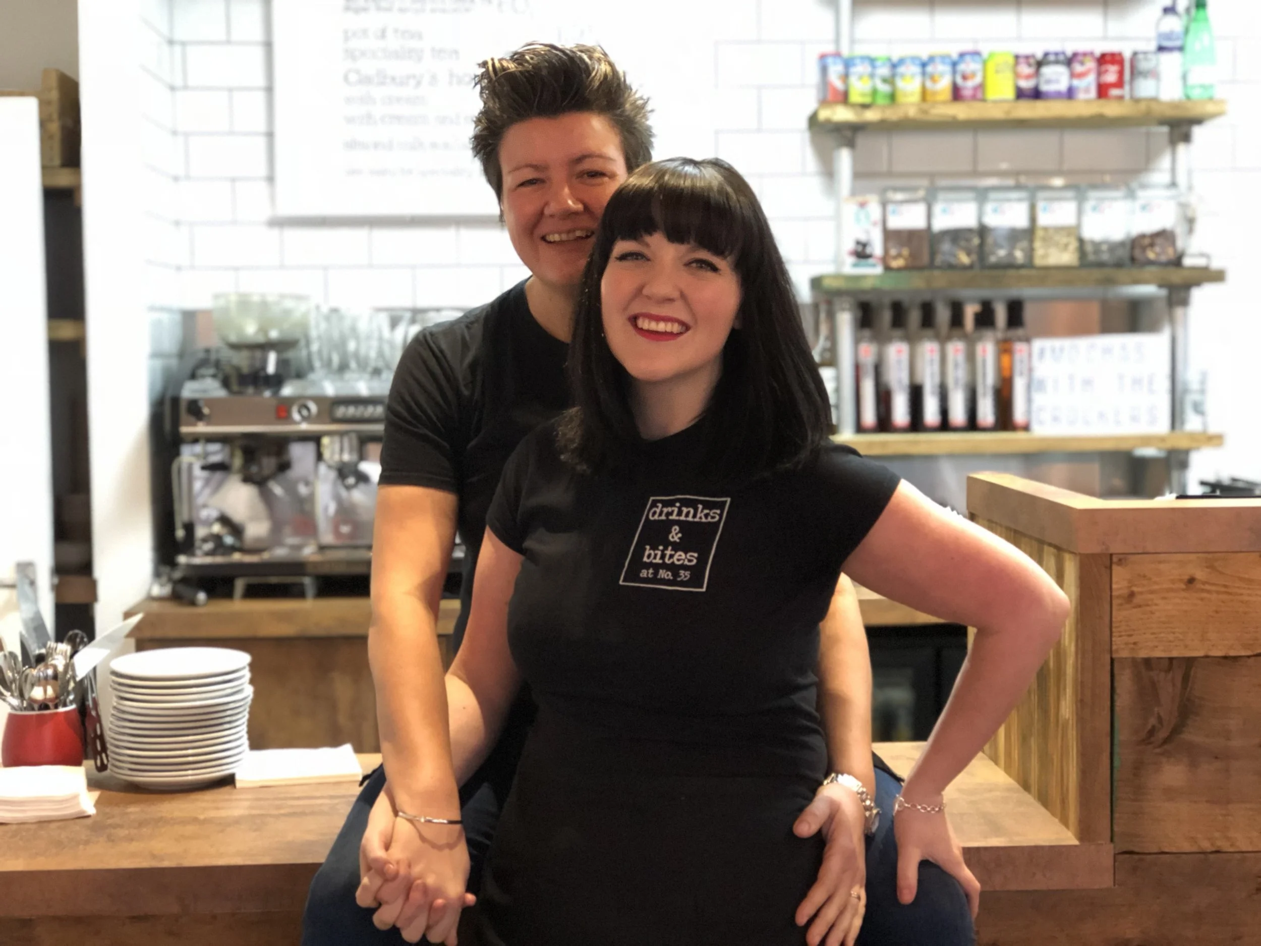 Holly and Gemma Crocker from drinks and bites at 35.jpg