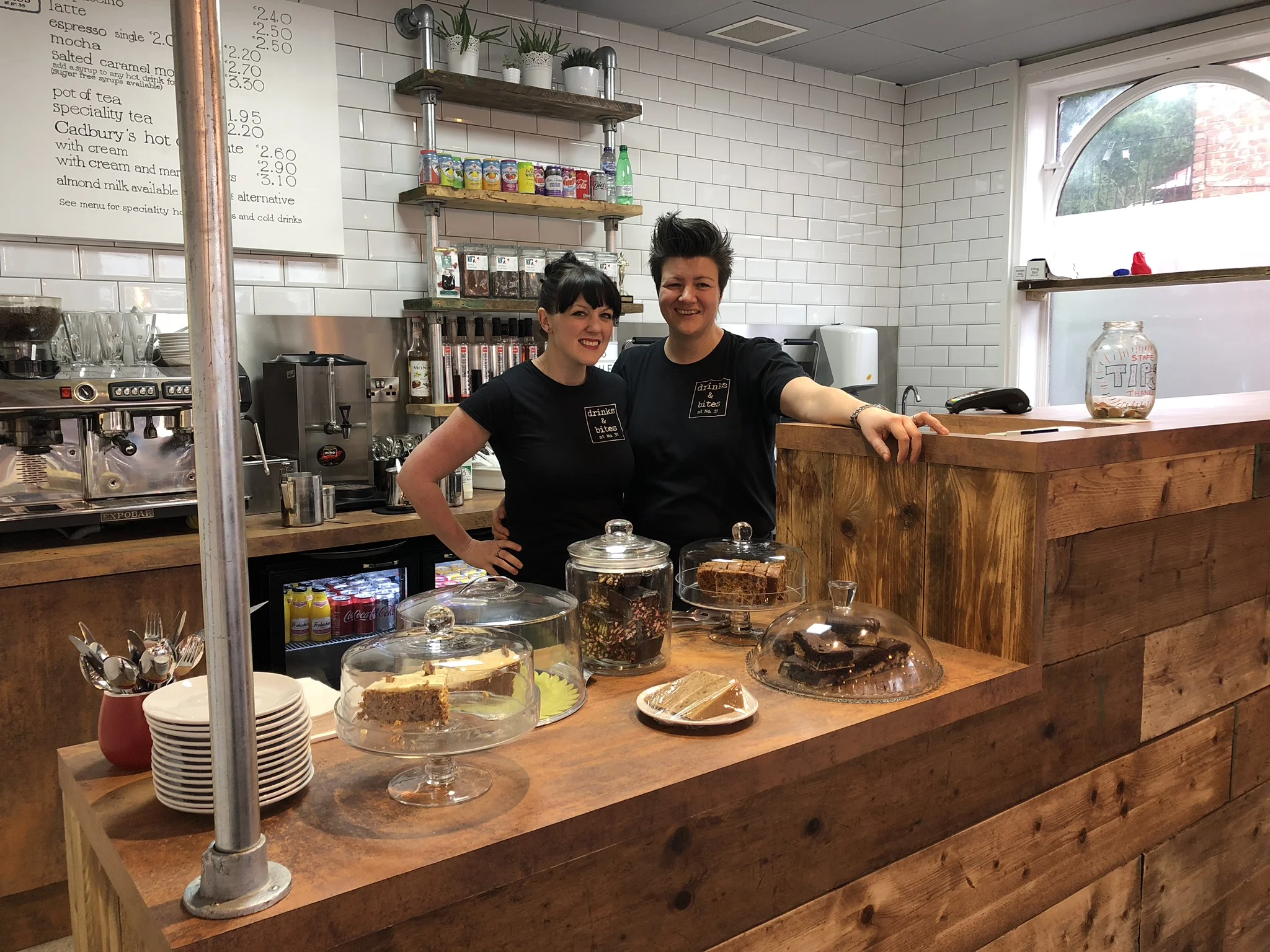 Holly and Gemma from drinks and bites at 35.jpg
